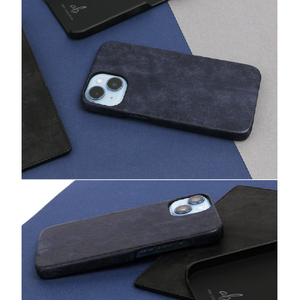 ABBI SIGNATURE iPhone 14/13用MARGOTイタリアンレザーバックカバー ブラック ABS24044I14BK-イメージ17