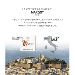 ABBI SIGNATURE iPhone 14/13用MARGOTイタリアンレザーバックカバー ブラック ABS24044I14BK-イメージ5