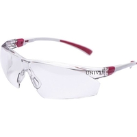 UNIVET Univet/二眼型保護メガネ 506UP ホワイト×レッド FC616VZ-3800767