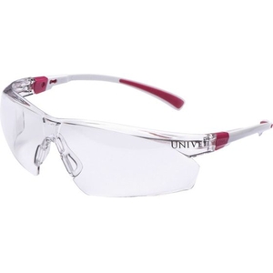 UNIVET Univet/二眼型保護メガネ 506UP ホワイト×レッド FC616VZ-3800767-イメージ1