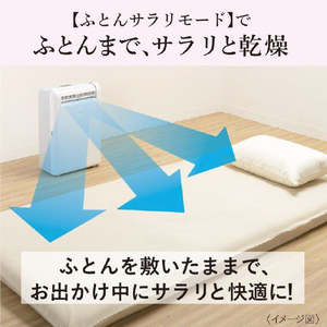 三菱 衣類乾燥除湿機 サラリ ホワイト MJ-M120YX-W-イメージ9
