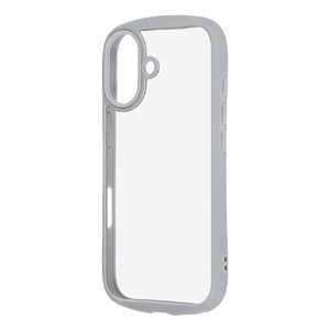 レイ・アウト iPhone 17用ハイブリッドガラスケース Puffull 10H +レンズガードリング / グレー RT-P52CMD3/GR-イメージ1