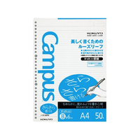 コクヨ ルーズリーフ(さらさら書ける)A4 B罫6mmドット入 50枚 F720851ﾉ-816BT