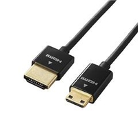 エレコム カメラ接続用HDMIケーブル(HDMI miniタイプ) 2．0m ブラック DGW-HD14SSM20BK