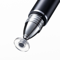 サンワサプライ PDA-PEN49BK ディスク式タッチペン ブラック