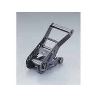 エスコ バックル ラチェット式 スチール黒メッキ 1650kg 48mm FCZ0089-EA982B-504