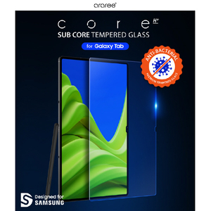 araree Galaxy Tab S8+用抗菌強化ガラスフィルム SUB CORE AR23045GTS8-イメージ4