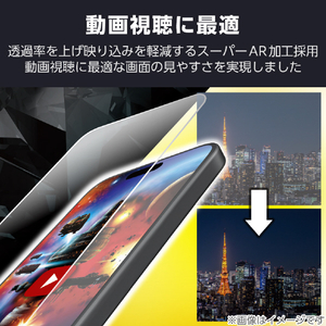 エレコム Xperia 1 VIII用 ガラスフィルム 超極薄 超透明 動画映え 超簡単貼付ツール PM-X261FLGUSAT-イメージ4