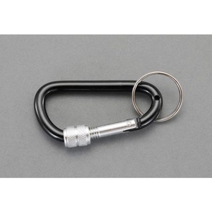 エスコ カラビナフック 安全環付 81.3×7.3mm FCY8279-EA638JG-121-イメージ1