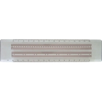 シンワ 点線スケール15cm 70734 FC471WH-8163999