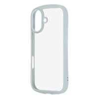 レイ・アウト iPhone 17用ハイブリッドガラスケース Puffull 10H +レンズガードリング / ブルー RT-P52CMD3/A