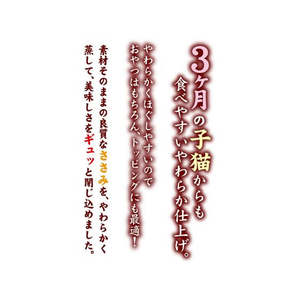ペティオ 素材そのまま ねこちゃんのやわらか蒸しササミカツオ節味2本 FCD0812-W13681-イメージ4