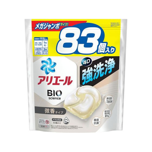 Ｐ＆Ｇ アリエールジェルボールプロ 微香 詰替 メガジャンボ 83個 FCJ910T-イメージ1