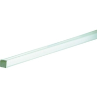 タキロンシーアイプラス タキロン/接着棒 アクリル クリア 四角 5MM×1M 10本入 10本クリア四角10005 FC828HA-4837134