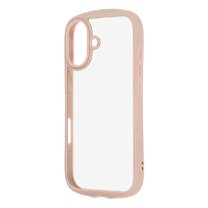 レイ・アウト iPhone 17用ハイブリッドガラスケース Puffull 10H +レンズガードリング / ピンク RT-P52CMD3/P-イメージ1