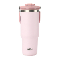 KOTANI金属工業 TYESO ポータブルタンブラー 900ml サクラピンク KT01-01024-202