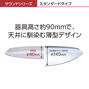 パナソニック ～8畳用 LEDシーリングライト THE SOUND HH-CF0804A-イメージ11