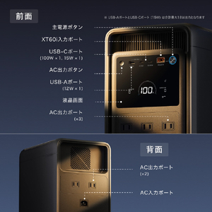 Anker ポータブル電源 Solix S2000 Portable Power Station AS220511 AS220511-イメージ20