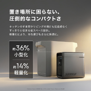 Anker ポータブル電源 Solix S2000 Portable Power Station AS220511 AS220511-イメージ8