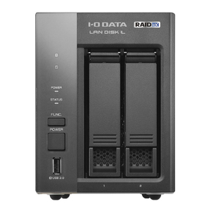 I・Oデータ 10GbE&マルチギガビット対応 Linuxベース 2ドライブNAS 8TB HDL2-LX08-イメージ3