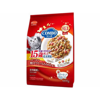 日本ペットフード コンボ毛玉対応15歳~カツオ味・焼タラ・チリメン添600g F205569