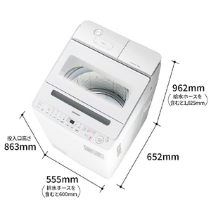 シャープ 10．0kgインバーター全自動洗濯機 ホワイト系 ES-SW10K-W-イメージ2