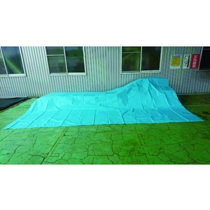 トラスコ中山 TRUSCO 和みシート 幅2.7m×長さ3.6m ターコイズブルー ターコイズブルー･ナチュラル2.73.60.1814 FC332GW-8558079-イメージ3
