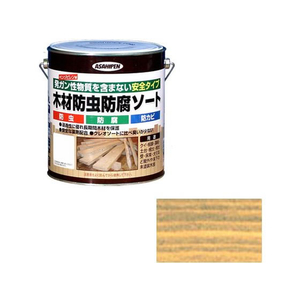 アサヒペン 木材防虫防腐ソート 2.5L 透明(クリヤ) FC098NV-イメージ1