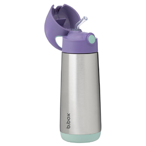 ビーボックス ステンレスドリンクボトル500ml(ステンレス製水筒) ライラックポップ 500103ﾗｲﾗｯｸﾎﾟｯﾌﾟ-イメージ1