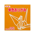 トーヨー 単色おりがみ15.0 おうど 100枚入 FC416NU-64147