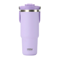 KOTANI金属工業 TYESO ポータブルタンブラー 900ml ライラックパープル KT01-01024-203