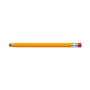 サンワサプライ 導電繊維タッチペン 鉛筆型 オレンジ PDA-PEN51D-イメージ6