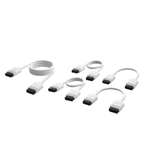 Corsair iCUE LINK ケーブルキット(5本セット/100mm、200mm、600mm) ホワイト CL9011126WW-イメージ1