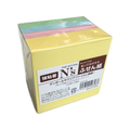 N’s強粘着ふせん 75×75 パステル5冊 FCD425H-KNSF-01