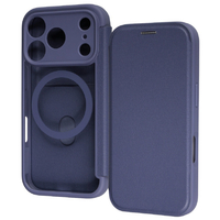 レイ・アウト iPhone 18 Pro用 / 17 Pro用 / クリアフリップケース マグネット マグネット充電対応 / ネイビー RT-P58LCM/N