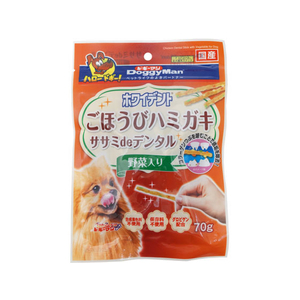 ドギーマン ホワイデント ササミdeデンタル 野菜入り 70g FC79431-イメージ1