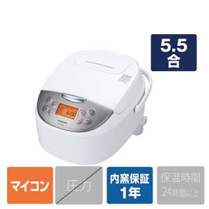 東芝 RC-10MSL(W) マイコン炊飯ジャー(5．5合炊き) ホワイト