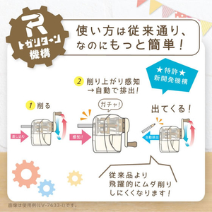 ソニック リビガク トガリターン アイボリー 手動鉛筆削り FCG286Y-LV-7633-I-イメージ4