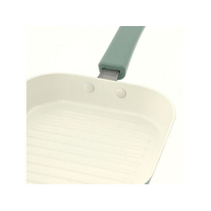 ＬＩＶ ＰＬＵＳ グリルパン 14.5cm ガス火専用 角形 マットグリーン FCD842N-ND-2795-イメージ7