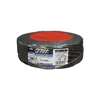 ユタカメイク 荷造り紐　PSロープ　5mm×80m　ブラック M-173-6