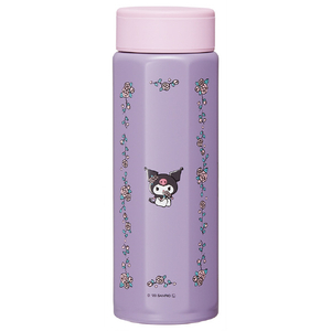 スケーター 八角ステンボトル(500ml) クロミフラワーレトロ STO5ｸﾛﾐﾌﾗﾜ-ﾚﾄﾛ-イメージ2