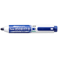 ぺんてる ハンディ ホワイトボードマーカー丸芯中字 青 1本 F868856-MWXN5M-C