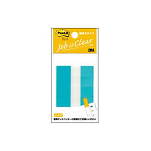 3M ポスト・イット フィルム 詰替 ハーフサイズ 詰替用 44×12mm スカイブルー 4冊 F894351-680RH-2-イメージ1