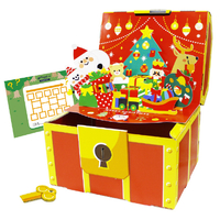 東具 ギフトゥール【宝箱】クリスマス(サンタ)Mサイズ ｷﾞﾌﾄｳ-ﾙﾀｶﾗﾊﾞｺｸﾘｽﾏｽM2025