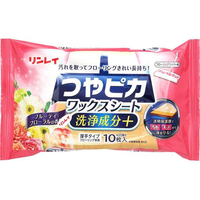 リンレイ つやピカワックスシート洗浄成分+ フルーティフローラルの香り 10枚 FCF760N