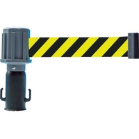 トラスコ中山 TRUSCO チェーンスタンド用バリアライン標示テープ付 黄・黒 標示テープ付／黄･黒グレートラ- FC980GT-7596481