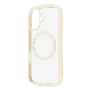 レイ・アウト iPhone 17用ハイブリッドガラスケース Puffull 10H +レンズガードリング マグネット充電対応 / ミルクホワイト RT-P52CMD4/MLW-イメージ1