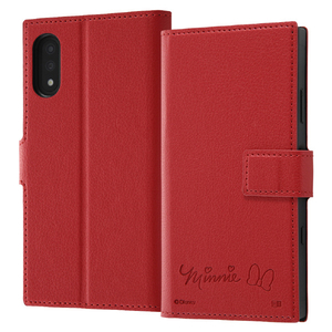 レイアウト Xperia Ace II用耐衝撃 手帳型レザーケース ディズニーキャラクター ミニーマウス RT-RDXPAM2TBC8/MN-イメージ1