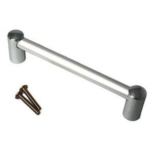 WAKI(和気産業) アルミパイプハンドル シルバー 丸座 120mm FCK0601-AP-432C ﾏﾙ120-イメージ1