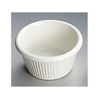 江部松商事 EBM/ジェスナー ラメキン ストライプ メラミン 0384A ボーン 4oz FC852LS-6468200